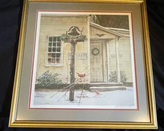 Mildred Sands Kratz Winter Antiques Shop Limited Edition Print 450/950