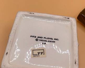 Fitz and Floyd 'Give a Little' Gift Box Trinket Jar