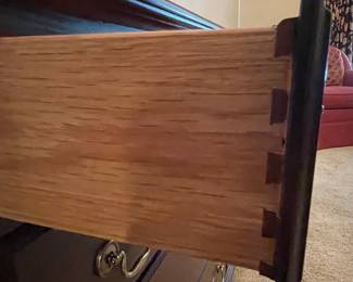 Henkel Harris Mahogany Nine-Drawer Dresser with Mirror