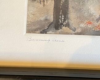Etta Guthy, 'Burning Leaves', 1962