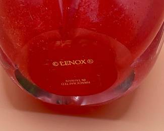Lenox Art Glass Bell Pepper Paperweight