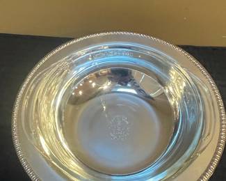 Sheridan Silver Plated Casserole Dish with Pyrex Liner and Stand