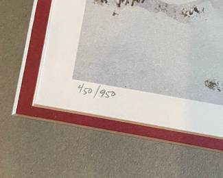 Mildred Sands Kratz Winter Antiques Shop Limited Edition Print 450/950