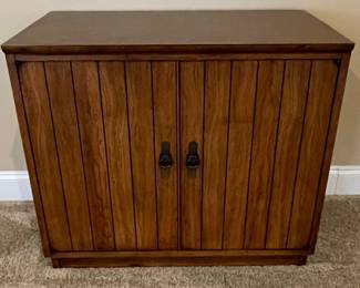 Mid-Century Modern Vertical Slat Sideboard/Cabinet