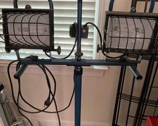 Twin-Head Halogen Work Light