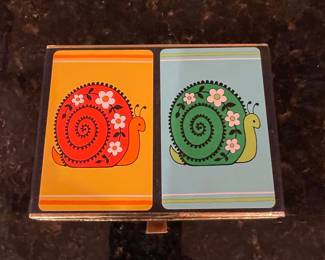 Congress Playing Cards Snail Design Double Deck Set