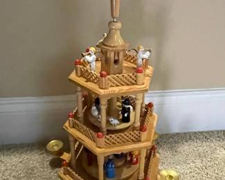 Bits and Pieces Three-Tier Christmas Pyramid