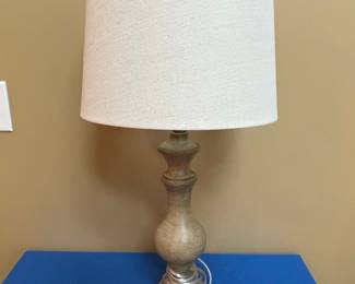 Farmhouse Turned-Wood Style Table Lamp