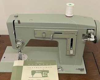 Sears Kenmore Model 42 Sewing Machine in Cabinet