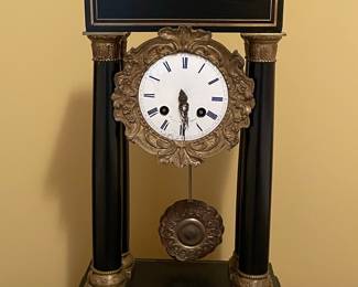 French Empire Mantel Clock by Blanc Fils, Palais Royal