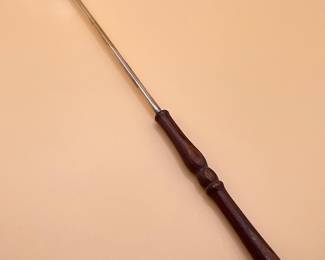 Gorham Sterling Silver Candle Snuffer with Wood Handle