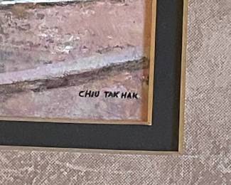 Chiu Tak Hak "Cafe-Bar Chez J.P. Clement" Print