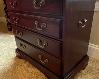 Chippendale Style Mahogany Bachelor Chest