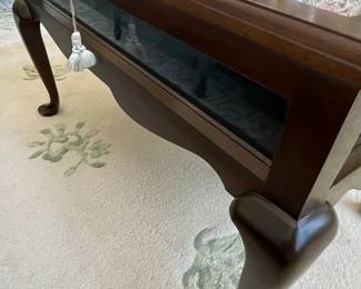 Bombay Company Queen Anne Style Display Coffee Table