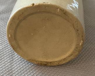 Vintage Hand-Painted Folk Art Stoneware Jug