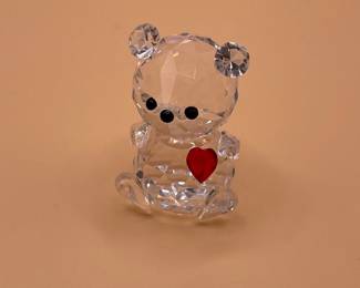 Swarovski Crystal Kris Bear - Heart