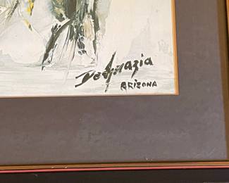 Ted DeGrazia "Navajo Family" Lithograph