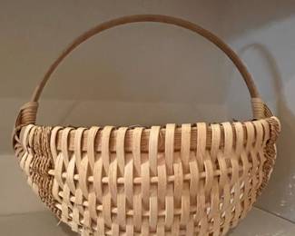 Primitive Oak Splint "God's Eye" Basket