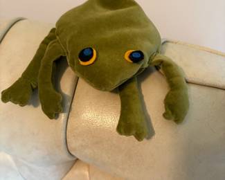 1970s Plush Frog 
