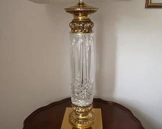 Hand-cut Lead Crystal Table Lamp Made in Poland 