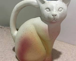 Signed Cat Pitcher 