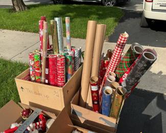 Lots of Christmas paper