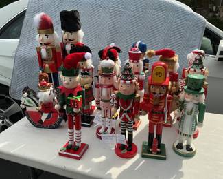 Over 1008 nutcrackers….multiple holiday designs