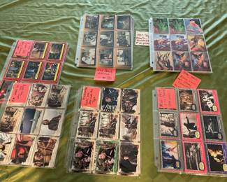 Collectible trading cards by Topps, Marvel and more. Star Wars, Casper the Ghost, Star Trek, Beverly Hillbillies, Robin Hood and so many more