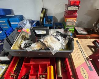 Tool box with ammo accessories
