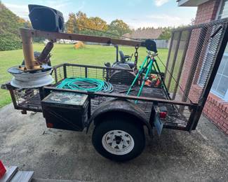 5x8 utility trailer w/ boom
