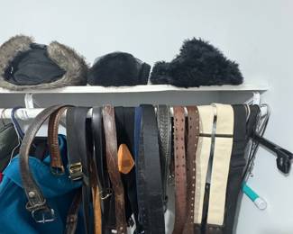 Fur trapper hats/belts