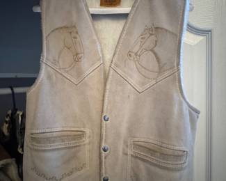 Suede vest
