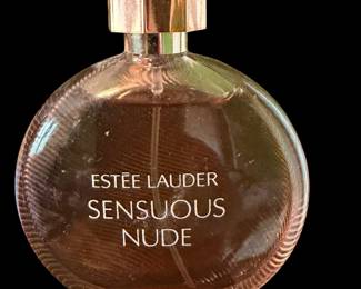 round glass bottle of Estée Lauder Sensuous Nude Eau De Parfum for Women.