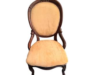 Antique Victorian 19th Century Parlor Chair Ladies Seating