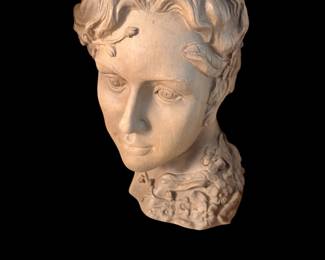 classical female head planter