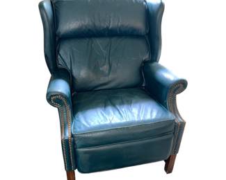 Leather recliner 