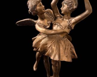BRASS BALLERINA SCULPTURE