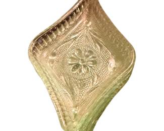 Indiana Tiara Pressed Glass Diamond Stackable Trinket Dishes