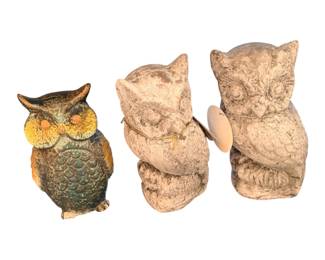 Owl statuary and figurine