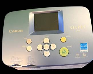 light blue Canon SELPHY CP760 Compact Photo Printer