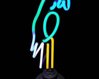 Neon parrot light