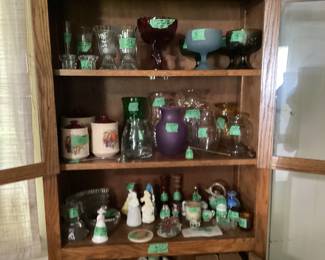 Vintage glassware