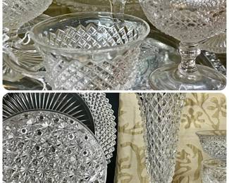That's Saw Folks! Miss America Sawtooth Edge Cut Glass & More