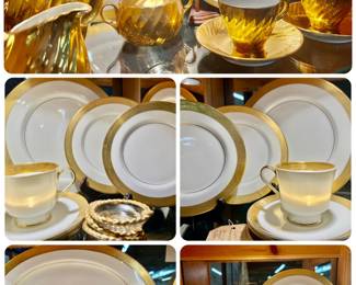 Mikasa Harrow 44pc China Set & Seyei Coffee/Chocolate Set (19pcs + 4 ashtrays)