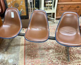 Vtg. Herman Miller MCM Airport Terminal Chairs from the Savannah Airport #2