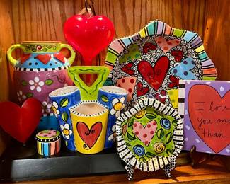 A Whole Lotta Heart #1- collection of heart-themed decor 