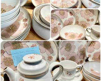Vintage Denby “Gypsy” 48pc Stoneware Set- made in England
