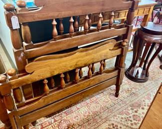 Pair of Vintage Twin Headboards & Footboards