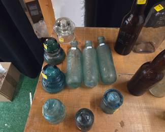 Insulators and old bottles