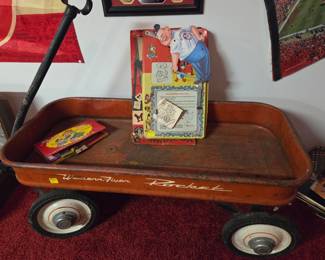 Vintage wagon, Mickey Mouse Tracing Toy